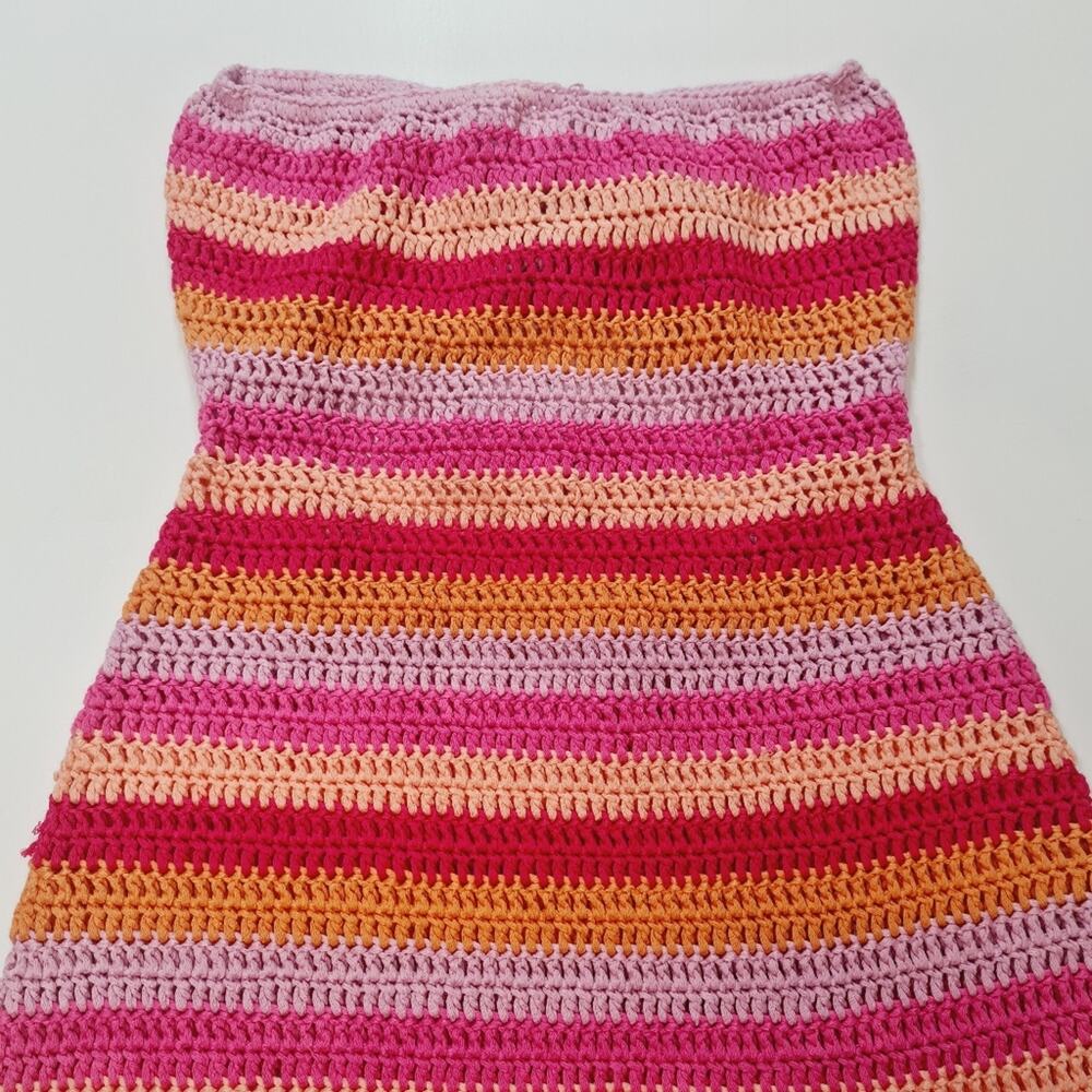 Lovers and Friends Alexia Mini Dress in Pink Multi Large - Picture 9 of 10